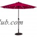 Sundale Outdoor Solar Powered 32 LED Lighted Outdoor Patio Umbrella with Crank and Tilt, 9 Feet   
